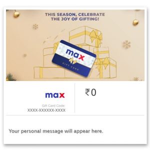 Max E-Gift Card