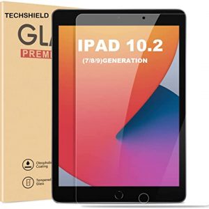 TECHSHIELD® Tempered Glass Screen Protector Compatible with Apple iPad 10.2 (9th/8th/7th) Generation[iPad Pencil Compatible]