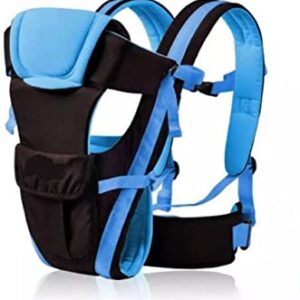 Honest baby 4-in-1 Adjustable Baby Carrier phirozee Colour Cum Kangaroo Bag/Honeycomb Texture Baby Carry Sling/Back/Front Carrier for Baby with Safety Belt and Buckle Straps 1 Count (Pack of 1)